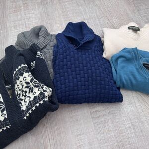Men’s Sweater Lot, all size Large
